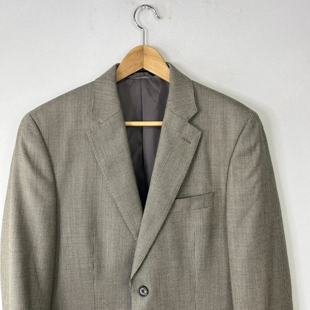 Ralph Lauren LRL Black Label Blazer 38R Slim Fit Silk Wool Sport Coat Gray